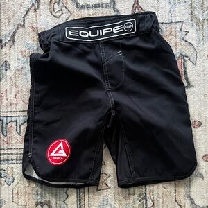 Equipe Kids Black Sports Shorts